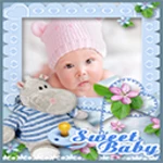 baby photo frames android application logo